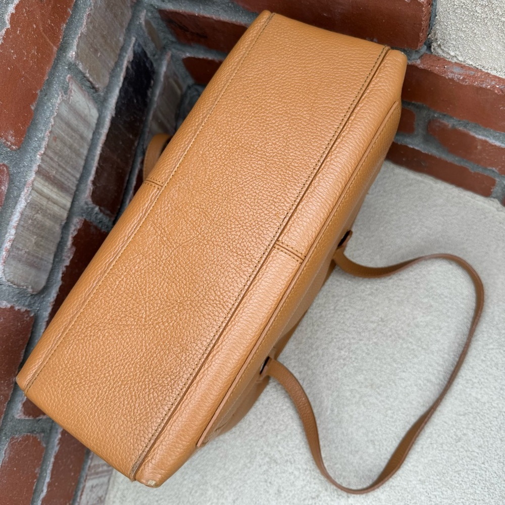 LE BORSE DI GIULIA 🇮🇹 Genuine Leather Made in Italy Large Tote Bag in Camel - Picture 12 of 14